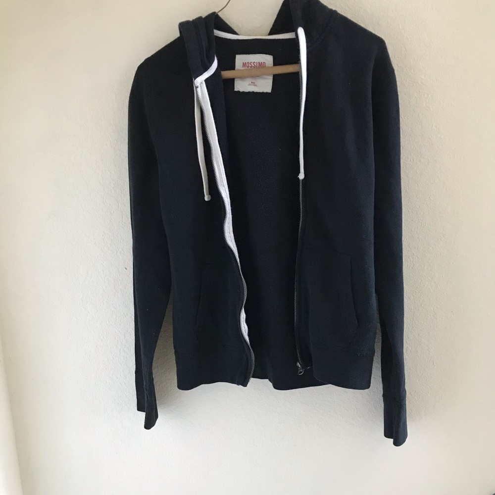 Mossimo Supply Co. Black Zip Up Hoodie Jacket